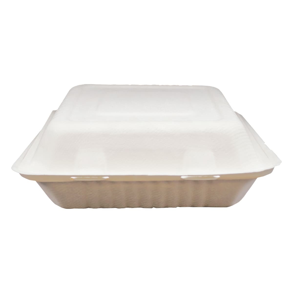 Victoria Bay Take-Out Container Hinged 9X9X3 IN Pulp Fiber White Square 200/Case