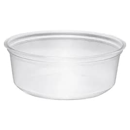 Victoria Bay Deli Container Base 8 OZ PP Clear Round Microwave Safe 50 Count/Pack 10 Packs/Case 500 Count/Case