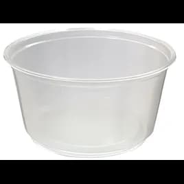 Victoria Bay Deli Container Base 12 OZ Plastic Clear Round Microwave Safe 50 Count/Pack 10 Packs/Case 500 Count/Case