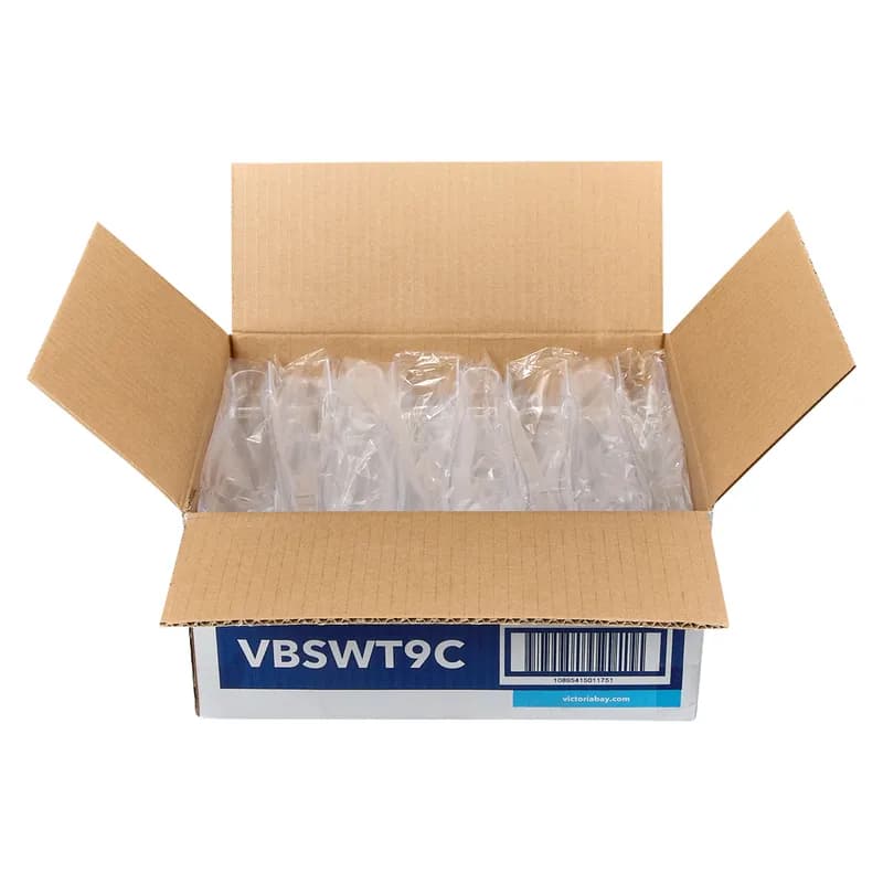 Victoria Bay Tongs 9 IN PS Clear Individually Wrapped 48/Case