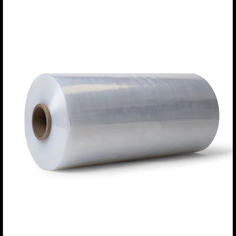 Machine Film Dispenser 20IN X6000FT Clear LLDPE 80GA 0.8MIL 20.32MIC Single Side Cling 1/Roll