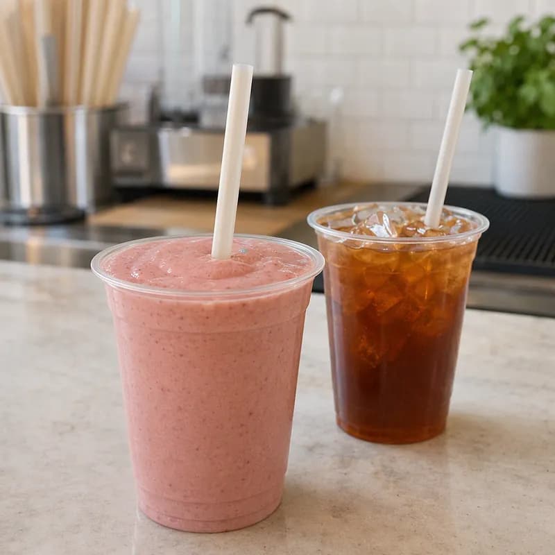 Jumbo Straw 7.75 IN Air Carbon Natural Unwrapped 4200/Case