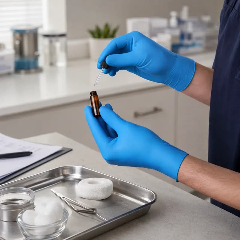 Examination Gloves XL Nitrile Powder-Free Chemo 1000/Case