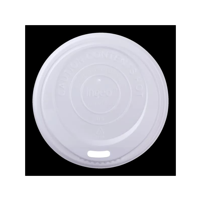 Karat Earth Lid Dome 90MM CPLA For 10-24 OZ Hot Cup Sip Through 1000/Case