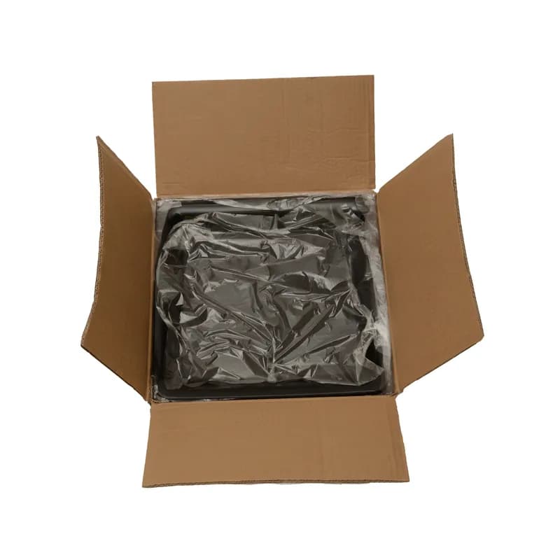 Serving Tray 14X14 IN PP Black Square 20/Case