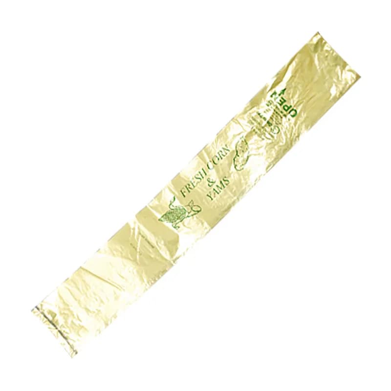 Pull-N-Pak® Corn Yam Bag Roll 15X24 IN Linear Low-Density Polyethylene (LLDPE) 0.6MIL Yellow 1260/Case