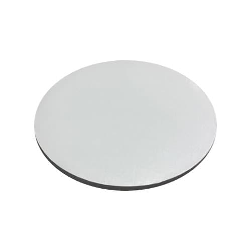 Cake Drum 12X0.25 IN Foil-Lined Paper White Round 24/Pack