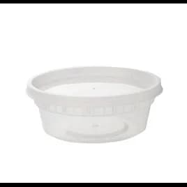 Soup Food Container Base & Lid Combo 8 OZ 8 Compartment PP Round 240/Case