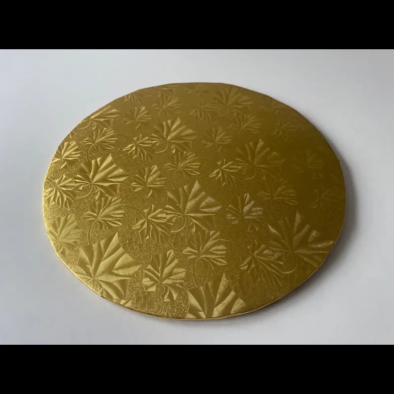 Cake Circle 8X0.25 IN Gold 24/Pack