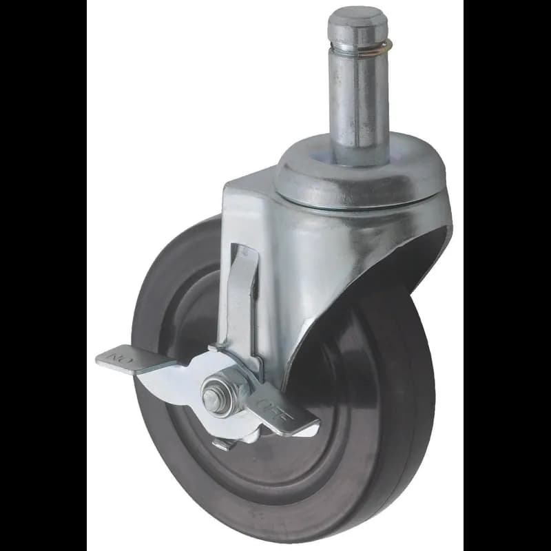 Wire Shelf Caster 5 IN Rubber 1/Each