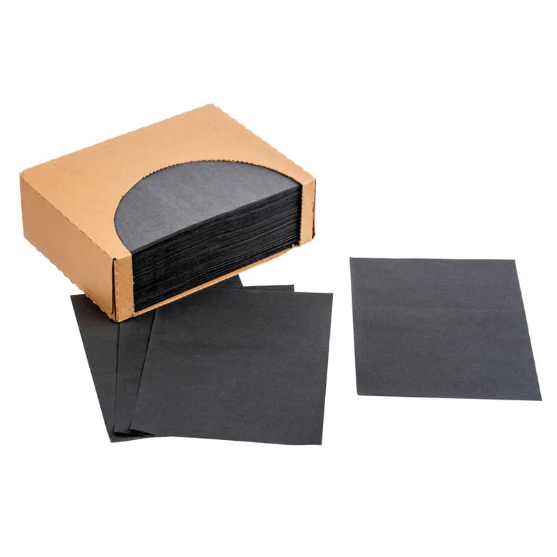 Steak & Butcher Paper Sheets 12X9 IN Black Plain 1000/Case