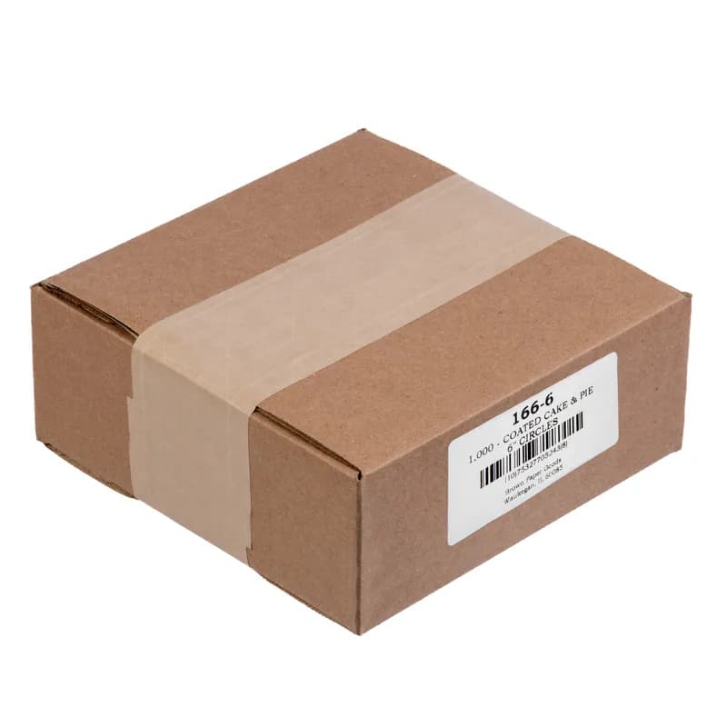 Cake Circle 6 IN Quilon® Paper White Coated 1000/Case