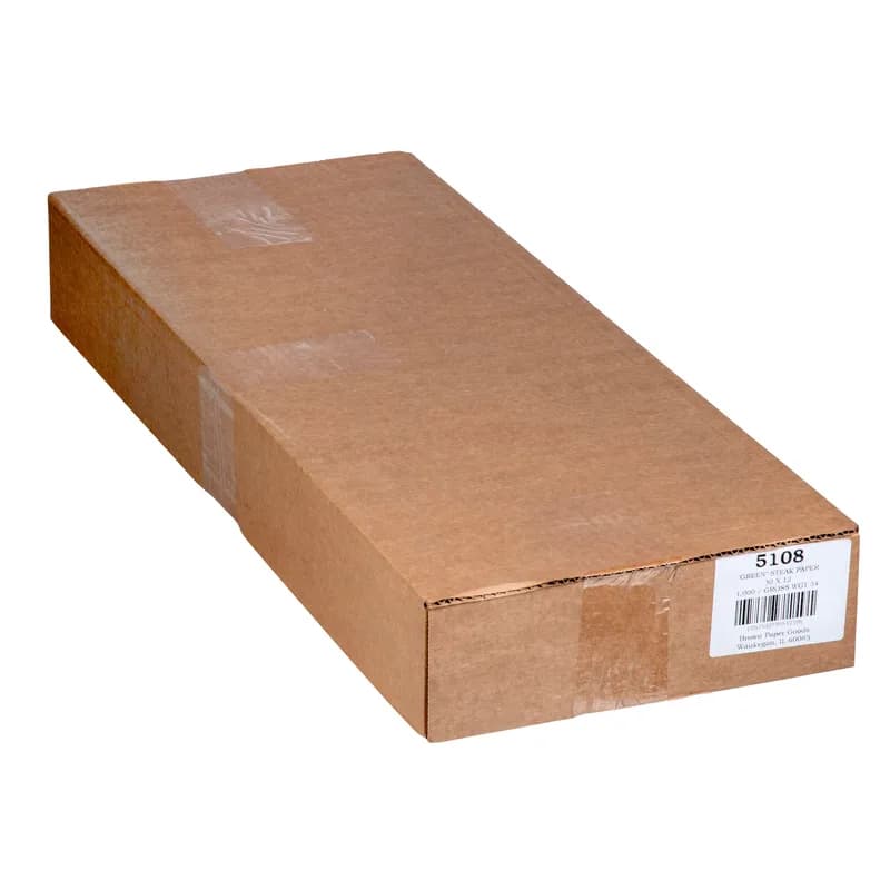 Steak & Butcher Paper Sheets 30X12 IN Green Plain 1000/Case