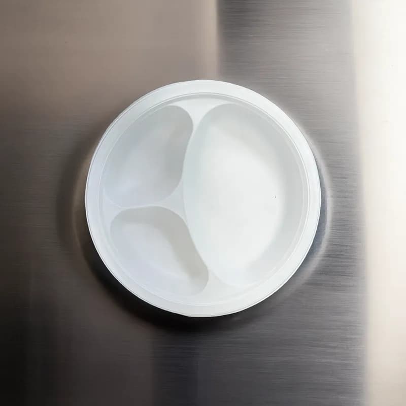 Victoria Bay Plate 10.25 IN 3 Compartment MFPP White Round 500/Case