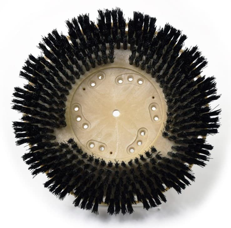 TUFF-BLOCK® Shampoo Brush 15 IN Plastic Nylon With Np9200 Clutchplate 1/Each