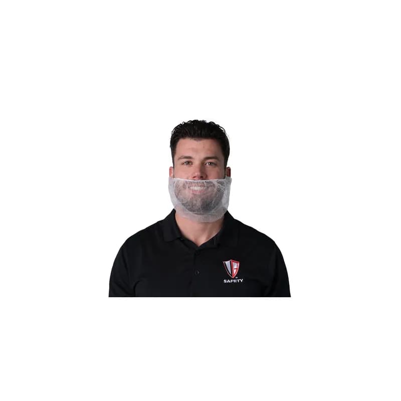 Beard Cover 18 IN White PP 1000/Case
