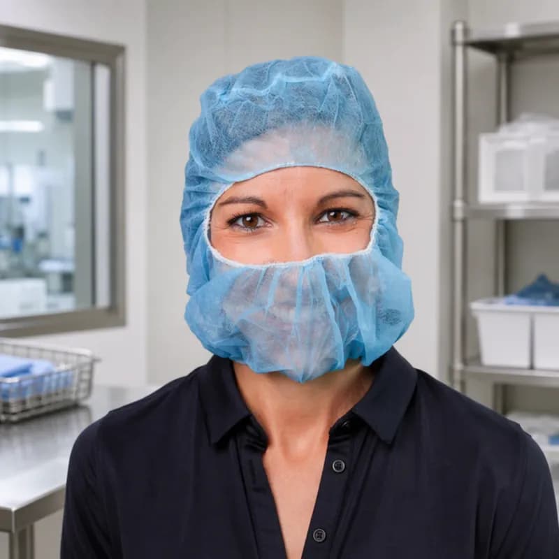 Hood Large (LG) Blue PP 1000/Case