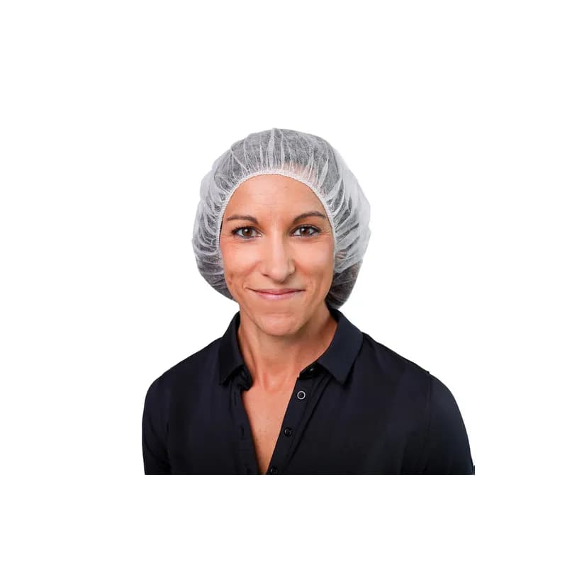 Pancake Bouffant 21 IN White PP 1000/Case