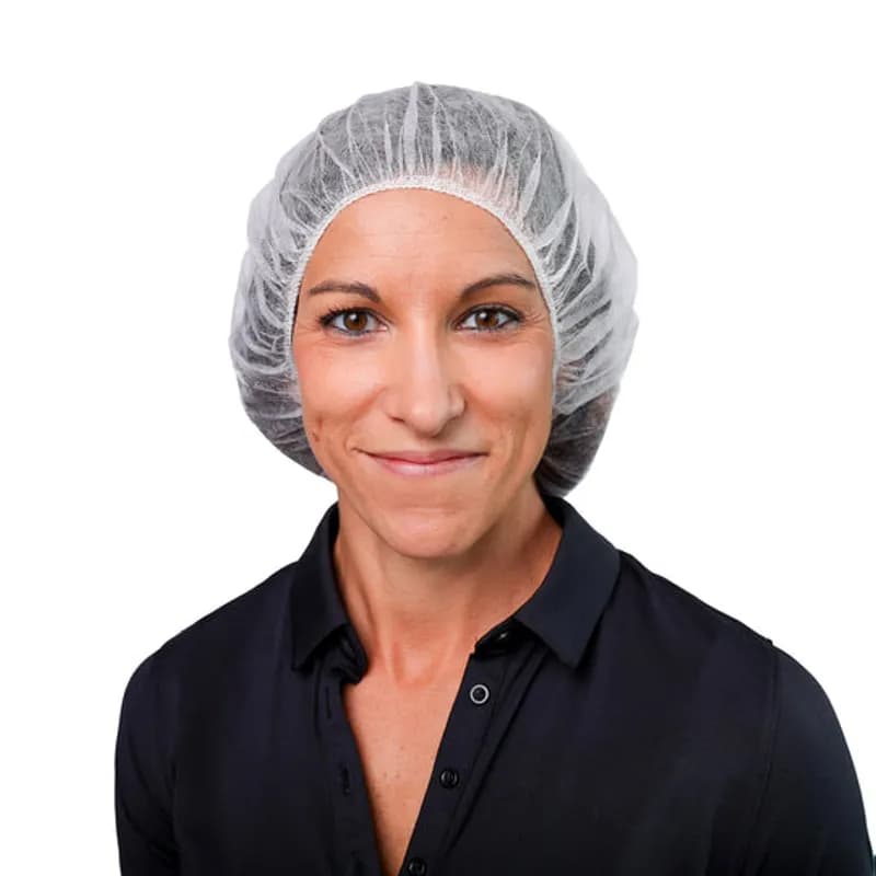 Pancake Bouffant 24 IN White PP 1000/Case