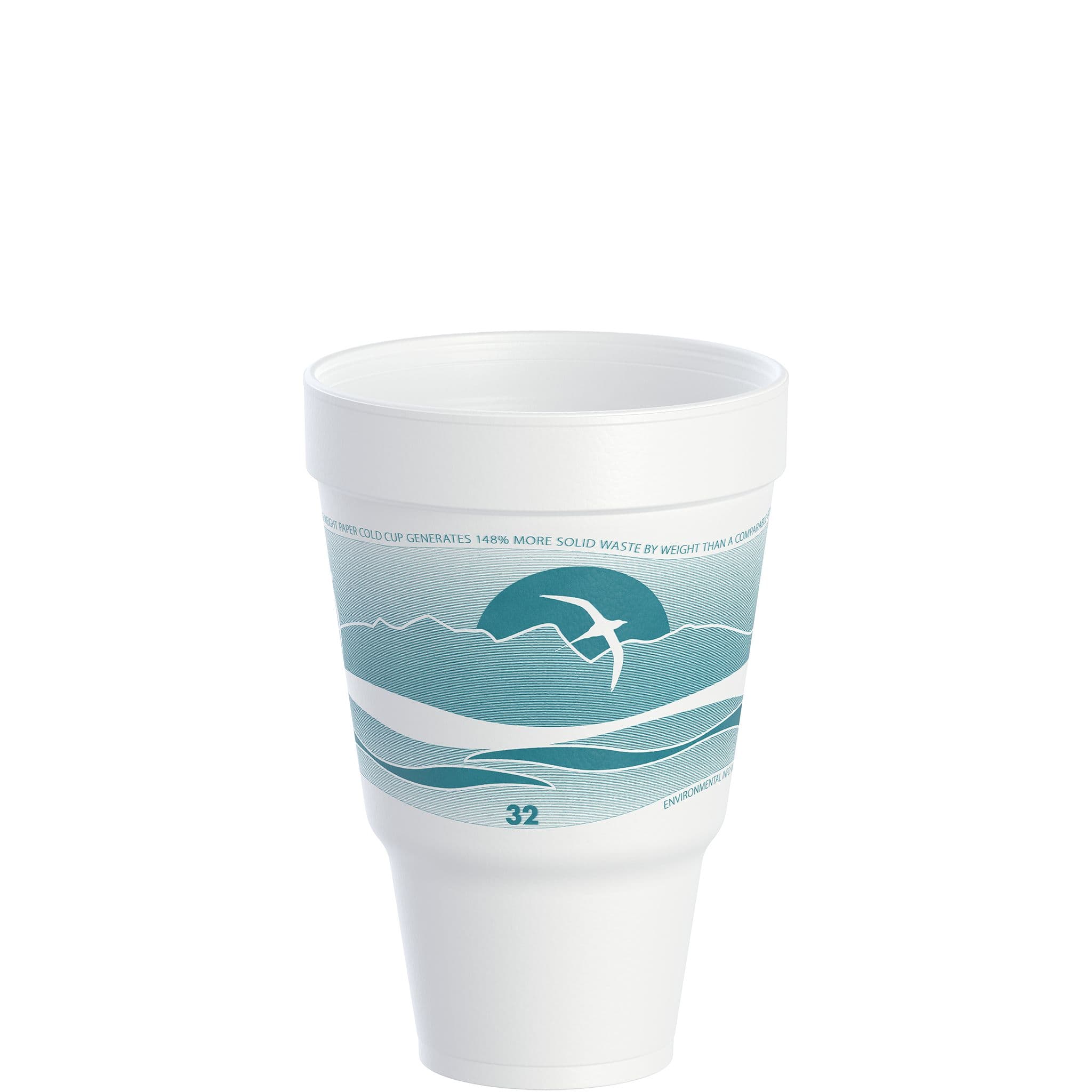 Dart® J Cup® Cup 32 OZ EPS Multicolor Horizon® 25 Count/Pack 20 Packs/Case 500 Count/Case