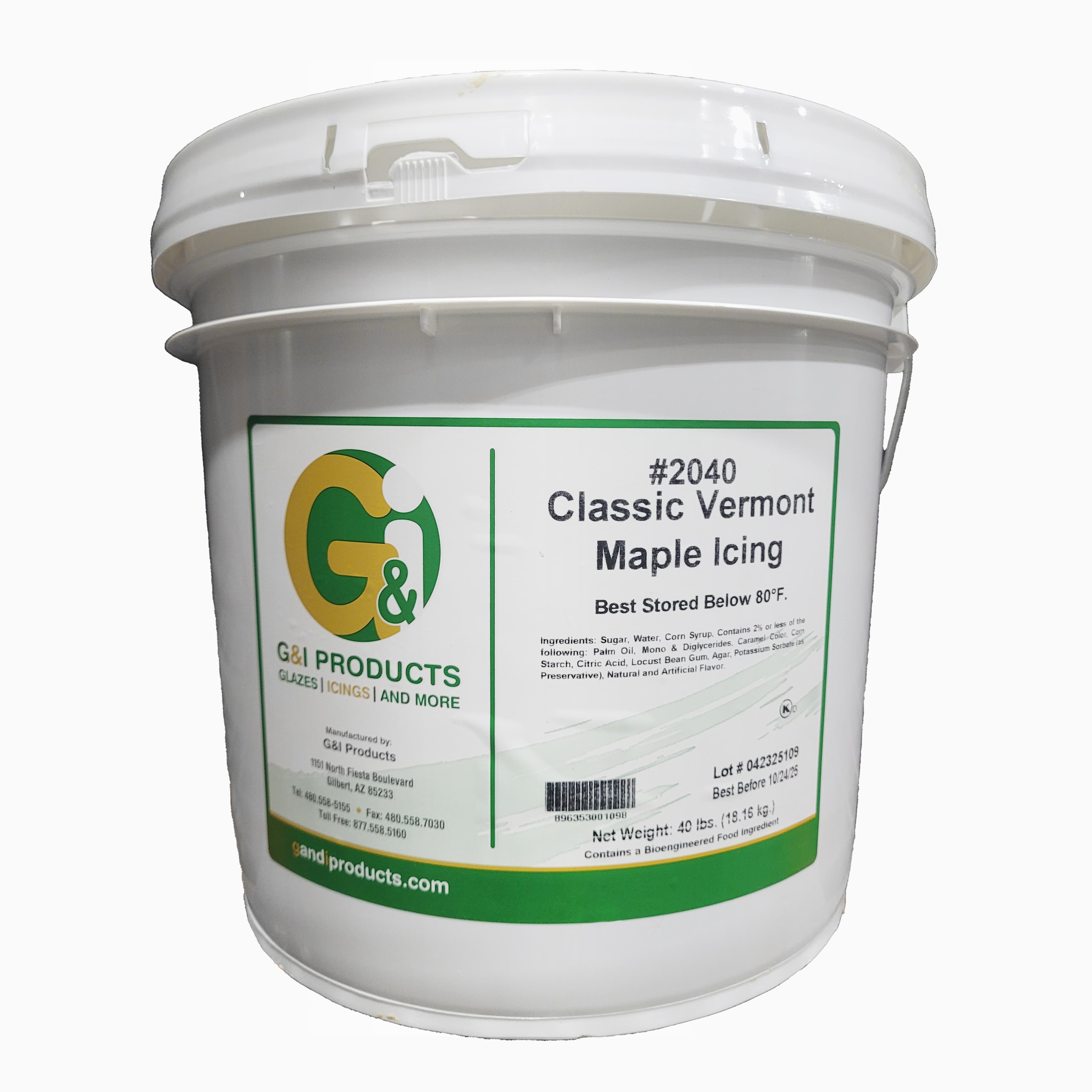 Icing Vermont Maple Classic 1/Each