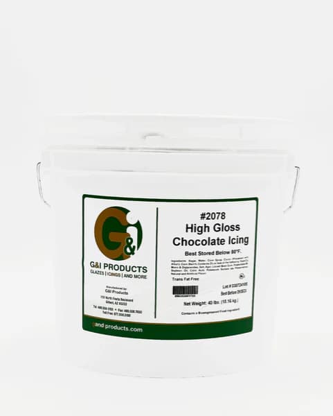 Donut Icing Chocolate High Gloss 1/Each