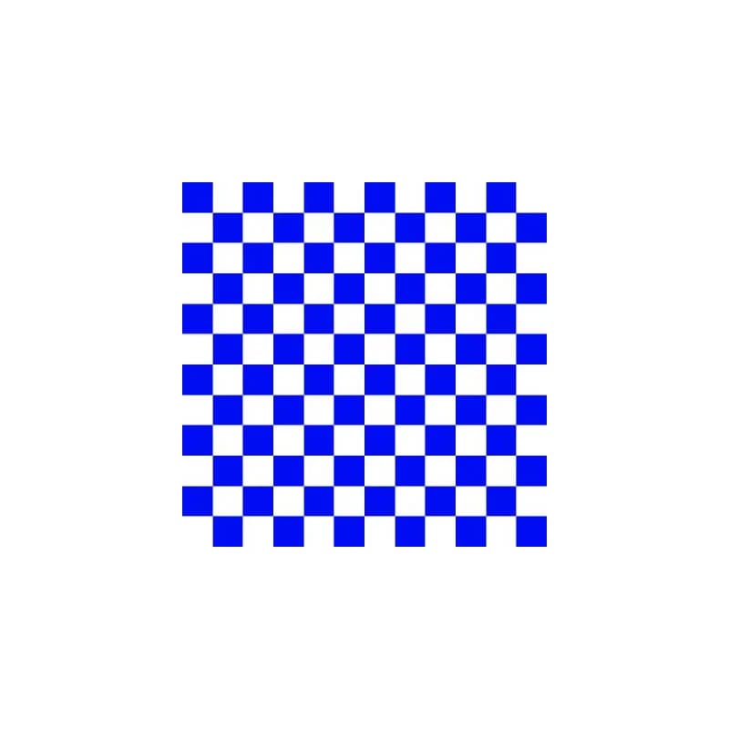 Basket Liner 12X12 IN Dry Wax Paper Blue White Check 2000/Case