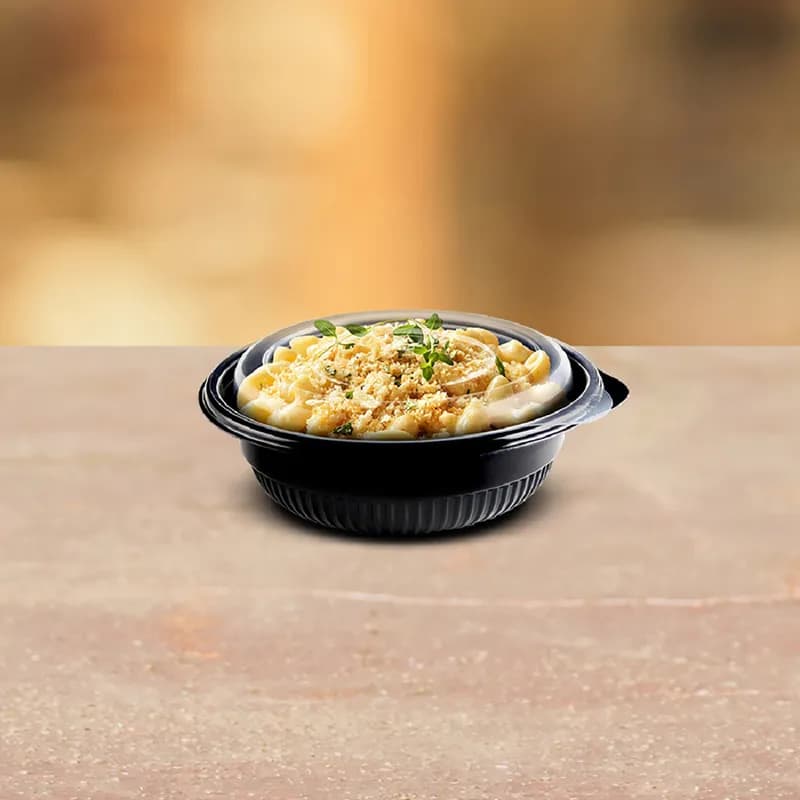 Incredi-Bowls® Lid Dome 1 Compartment PP Clear Round For 5-8-10 OZ Bowl Unhinged Anti-Fog Leak Resistant 540/Case
