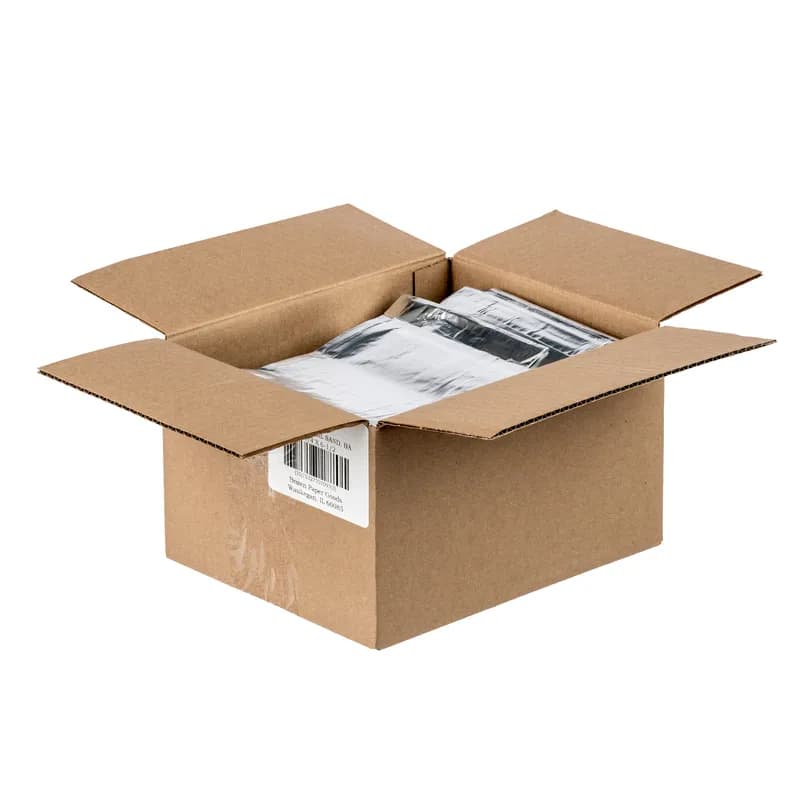 Sandwich Bag 6X0.75X6.5 IN Foil-Lined Paper Plain 1000/Case