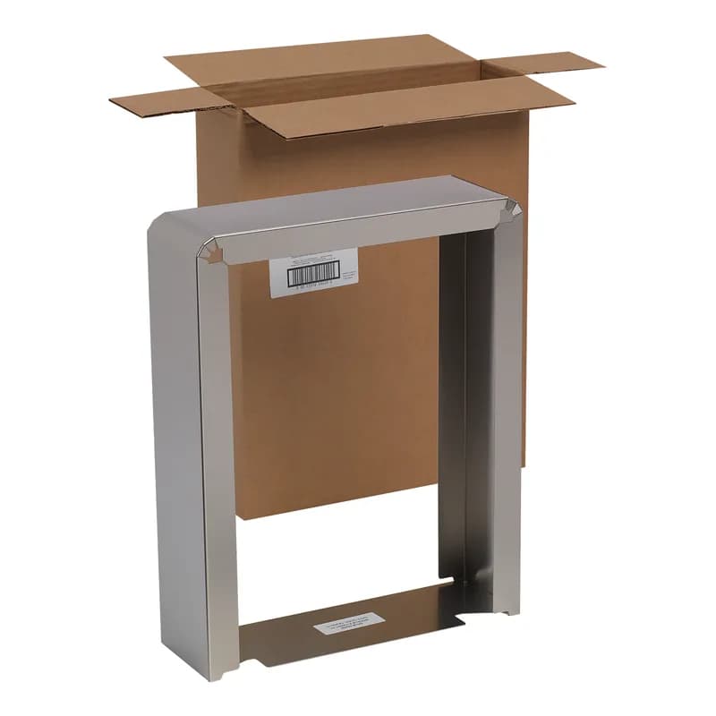 Wall Mount Collar Stainless Steel Silver For enMotion® Automated Paper Towel Dispensers 59466A & 594661/Each