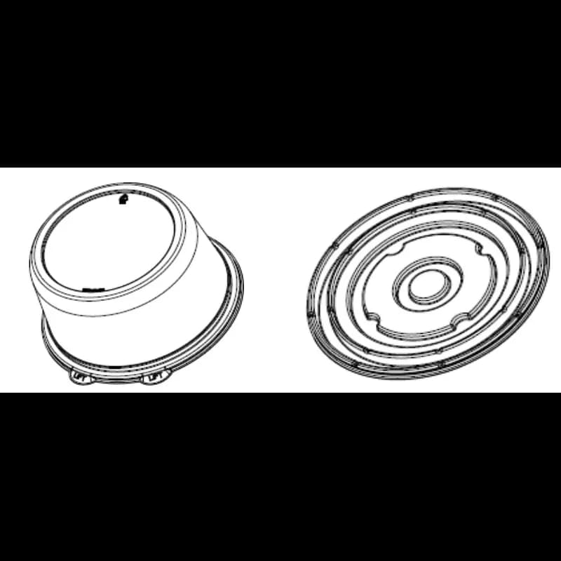 WNA Cake Container & Lid Combo With Dome Lid 9X5 IN Smooth 100/Case