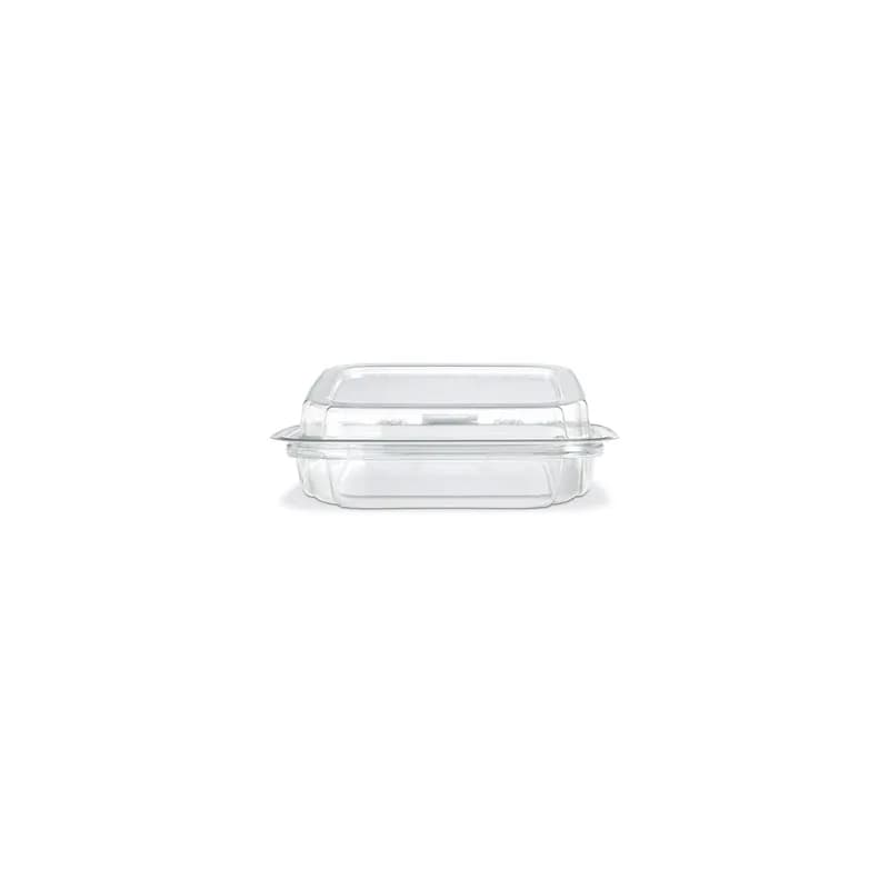 Crystal Seal® Take-Out Container Hinged With Dome Lid 6.88X5.75X1.9 IN PET Clear Rectangle 200/Case