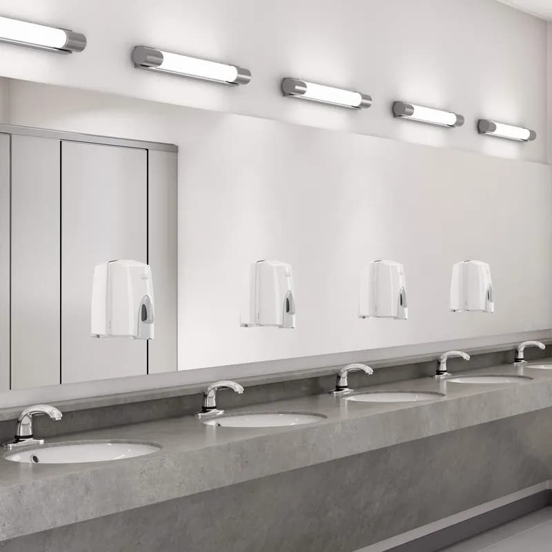 AutoFaucet® Milano Sink Faucet Chrome Metal Touchless Center Set Kit 4 With 8IN Spout 1/Each