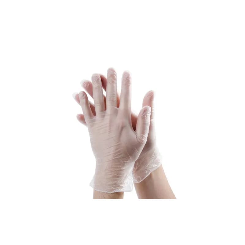 Victoria Bay Examination Gloves Large (LG) Clear 4MIL Vinyl Disposable Powder-Free 100 Count/Pack 10 Packs/Case