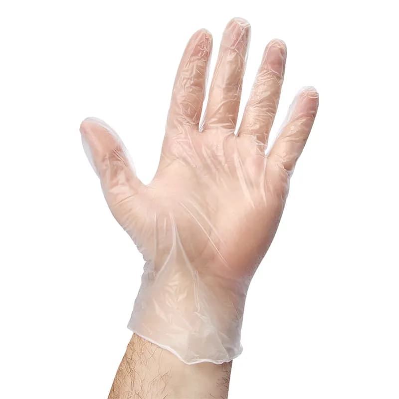 Victoria Bay Examination Gloves XL Clear 4MIL Vinyl Disposable Powder-Free 100 Count/Pack 10 Packs/Case 1000 Count/Case
