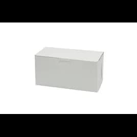 Bakery Box 8X4X4 IN Paperboard White Corner Lock 1-Piece 200/Bundle