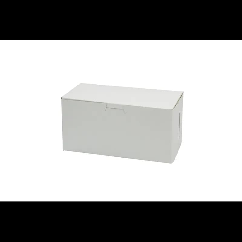 Bakery Box 8X4X4 IN Paperboard White Corner Lock 1-Piece 200/Bundle