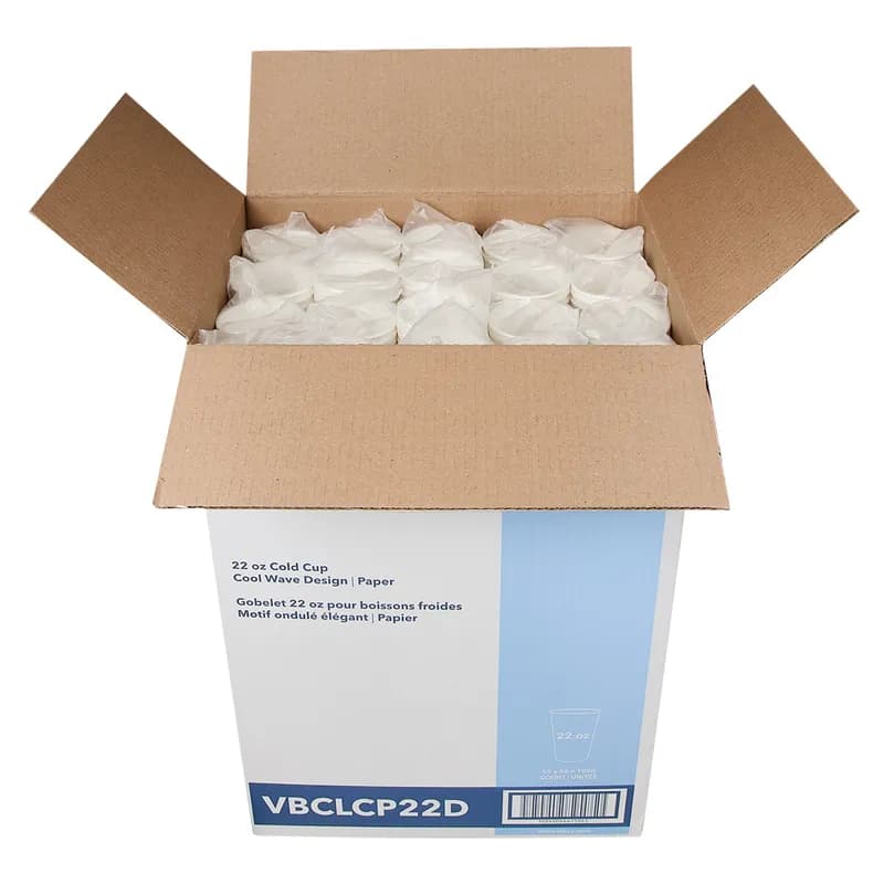Victoria Bay Cold Cup 22 OZ Paper Cool Wave 1000/Case