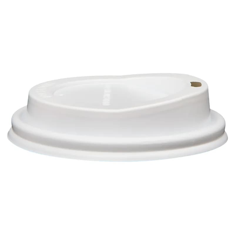 Victoria Bay Lid Dome Plastic White For 8 OZ Hot Cup Travel 1000/Case