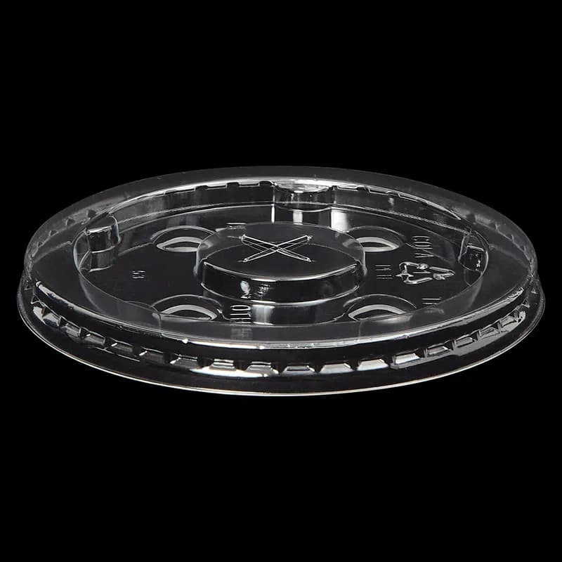 Victoria Bay Lid PET Clear For 12-24 OZ Paper Cold Cup Straw Slot 1000/Case