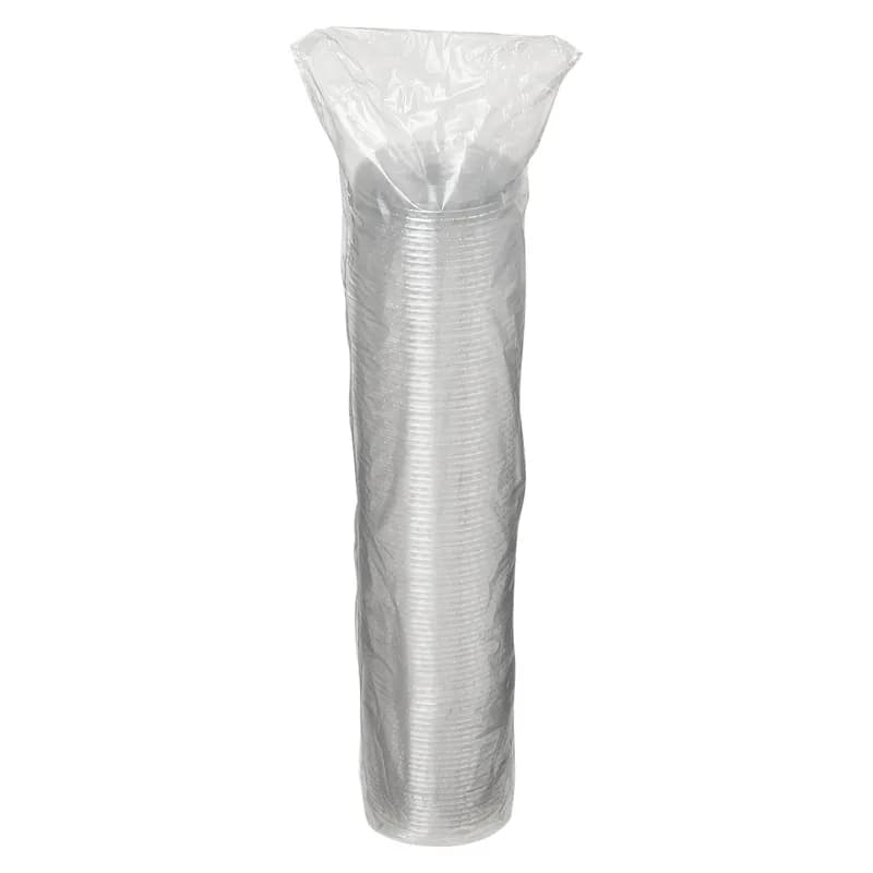 Victoria Bay Lid PET Clear For 12-24 OZ Paper Cold Cup Straw Slot 1000/Case