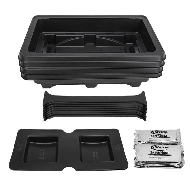SpeedHeat® Chafer Reuseable Heavy Duty Flameless Combo Durable Dishwasher Safe Stackable 4 Count/Case