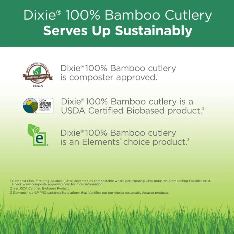 Dixie® Fork Bamboo 1000/Case