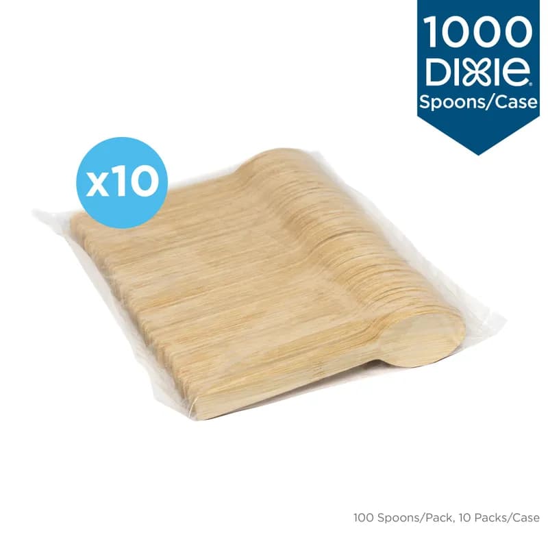 Dixie® Spoon Bamboo 1000/Case