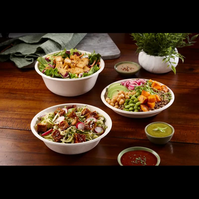 Pulp Plus Bowl 24 OZ 8 IN Pulp Fiber Round 300/Case