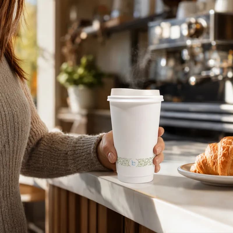 Hot Cup 16 OZ CPLA Double Wall 500/Case