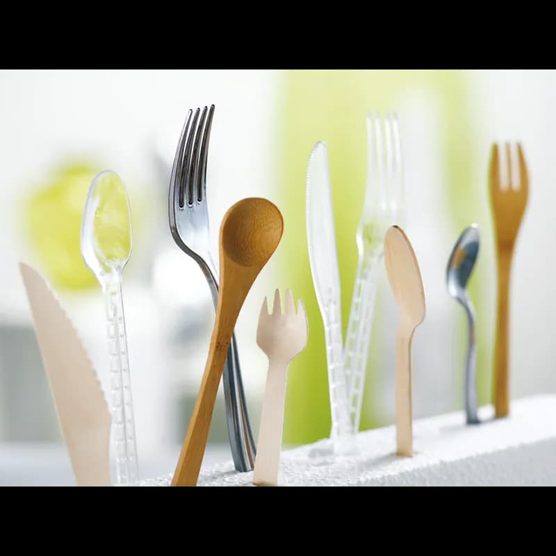 Spoon 4.33 IN Wood Natural 100 Count/Pack 30 Packs/Case 3000 Count/Case