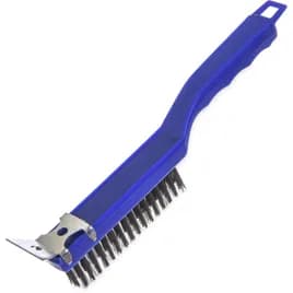Sparta® Scratch Brush & Scraper 11.4X1X2.5 IN Plastic Carbon Steel Wire Blue 1/Each
