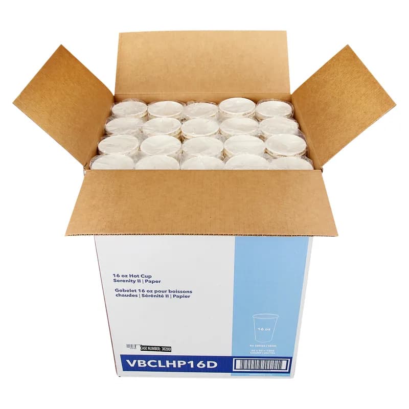 Victoria Bay Hot Cup 16 OZ Paper Serenity II 1000/Case