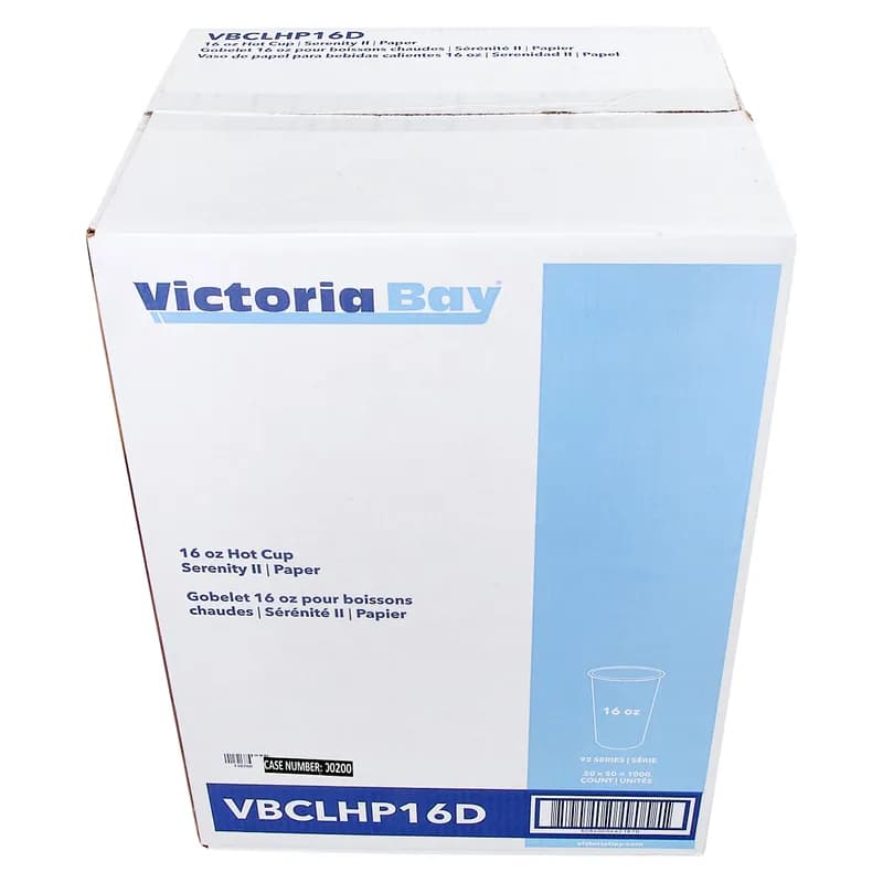 Victoria Bay Hot Cup 16 OZ Paper Serenity II 1000/Case